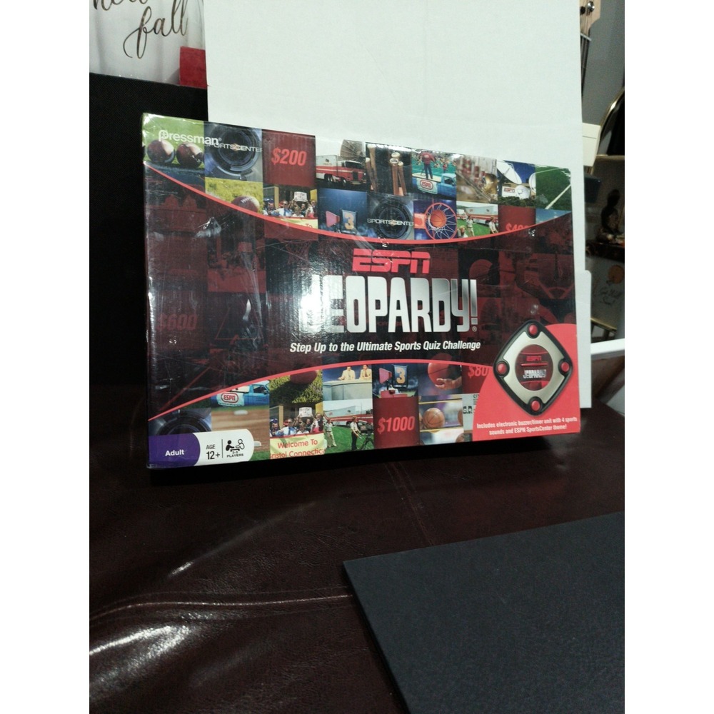 ESPN Jeopardy Ultimate Sports Quiz Challenge Game- Factory Sealed 2008 New